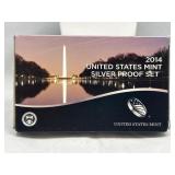 2014 Us Mint Silver Proof Set