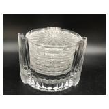 Marquis Waterford Crystal Coasters, W Box