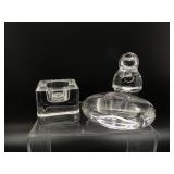 Signed Orrefors & Homegaard Inuit Eskimo Glass