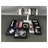 Silver-tone Cuff Bracelet & More