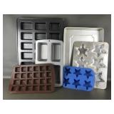 Square Wilton & Star Shape Cake Pans & Silicone