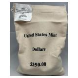 Sealed Bag Of $1 Presidential Coins $250 Face