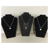 Sterling Silver Calla Lily, Heart & Celtic