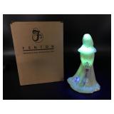 Fenton Uranium Signed Art Glass Bridesmaid Doll In