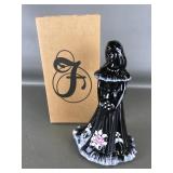 Fenton Hand Painted Art Glass Bridesmaid Doll