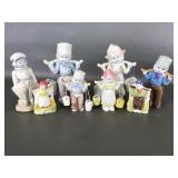 Vintage Bisque Ceramic Dutch Figurines