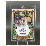 Island Ink Drew Brees Ii-dbr On Card Autograph