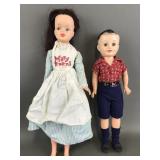 Vtg  50s Vogue Jeff Plastic Boy Doll & Mary Poppin