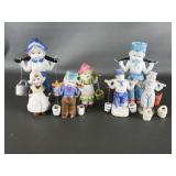 Vintage Bisque Ceramic Dutch Figurines