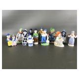 Vtg Porcelain Dutch Style Figurines Most Japan