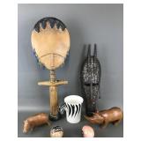 African Tribal Masks, Kenyan Carved Stones & More