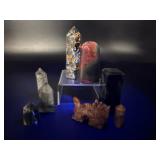 Glowing Garden Quartz Crystal Tower & More