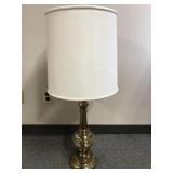 Mcm Brass Lamp With Shade