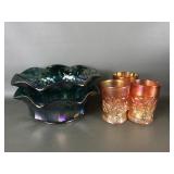 Fenton? Waterlily & Cattails Marigold Carnival