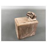Carved African Soapstone Novelty Snake Surprise