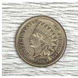 1863 Indian Head Penny One Cent Coin