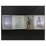 Vintage Framed Costume Designs