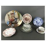 Ceramic Ridgeway Scenes Of Early Canada Dishes,