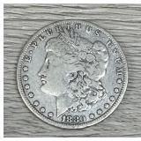1880-o Morgan Silver Dollar 90% Silver