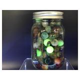 Vintage Glowing Manganese & Cadmium Marbles