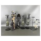African-inspired Metal Votive Holder & More