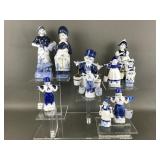 Vtg Blue & White Porcelain Dutch Boy & More