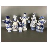 Vintage Hand-painted Delft Blue Porcelain Dutch