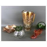 Vtg Marigold Jeannette Glass Pitcher & More