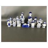 Vintage Porcelain Dutch Style Figurines Most Japan