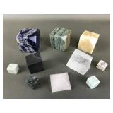 Blue Sodalite Crystal Cube & Cube Specimens