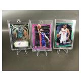 3 NBA Detroit Piston card lot Cade Cunningham,
