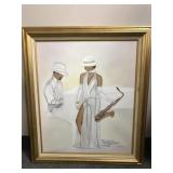 June Marie Smooth Jazz Framed Lithograph