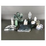 Hand-carved Cactus Agate & More