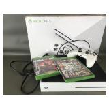 Xbox One System, Remote, Nba 2k20 & Grand Theft