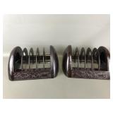 Vintage1940s Bakelite War Motif Storage Racks