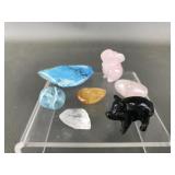 Handcarved Animal Figurines Polished Stones