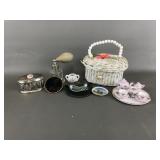 Mini Porcelain Tea Party Decor Kit & Vintage