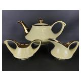 Vintage Yellow & Gold Tea Set Pearl China Co?