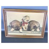1940's Susie 3d Raised Paper Lithograph Wall