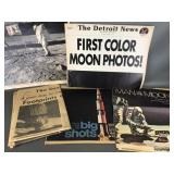 1969 First Step On Moon Detroit Newspaper & More