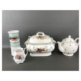 Ceramic Hand-painted Soup Tureen, Ceramic