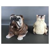 Esco Bulldog Cement Figure & Other