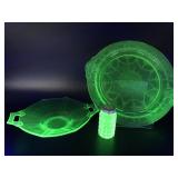 Glowing Uranium Shaker & More Depression Glass