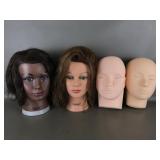 Cosmetology Training Mannequin Heads & Eyelash