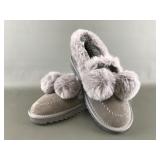 New Flexus Suede Moccasin Slippers Size 40 (9)