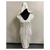 Vtg Coogi Australia Knit Sleeveless Sweater Dress