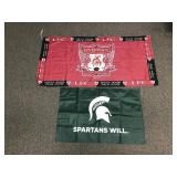 Liverpool You'll Never Walk Alone & Spartans Flag