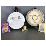Roseville Pottery Puppy Dog Childï¿½s Bowl