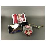 Calibri Lipstick Lighter, Compact Cigarette Case &