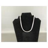 Sterling Silver Felxible Mesh Necklace